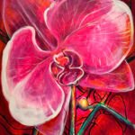 Biotopos, Palacio Almudí orchids i 1.62 x 1.3 m mix media on canvas