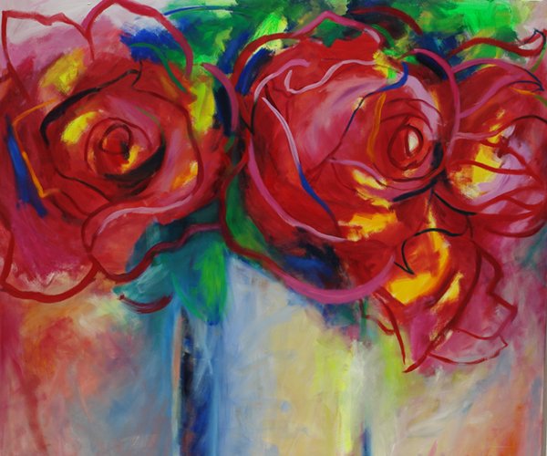 arte rosa pasion