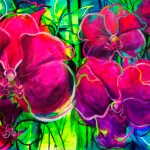 Flores y Feria rose orchids 2 red 12