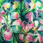 Biotopos, Palacio Almudí white orchids 1.46 x 2.28 m mix media on canvas.jpg